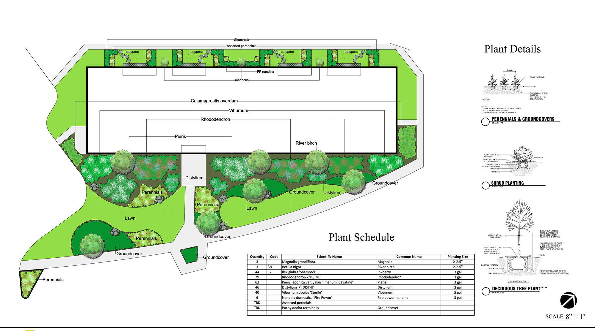 plan commercial landscape design ideas