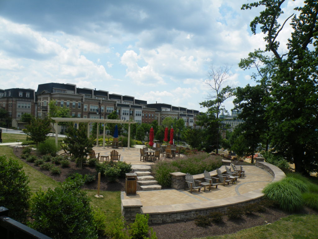 outdoor patio area