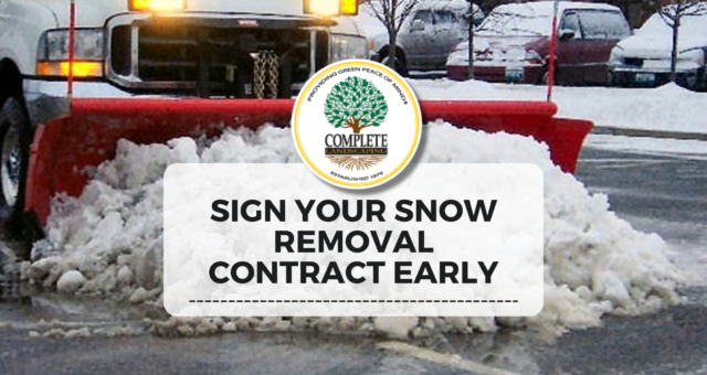 Should Commercial Properties Sign Their Snow Contract Early?