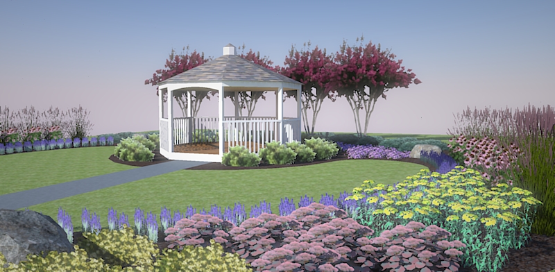 Cork Tree Gazebo_Scene 5 landscape design and enhancements