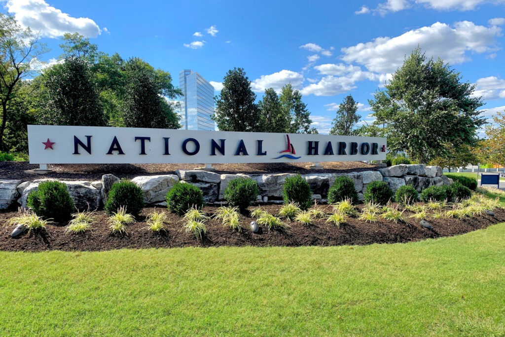 national harbor retail multipurpose landscaping