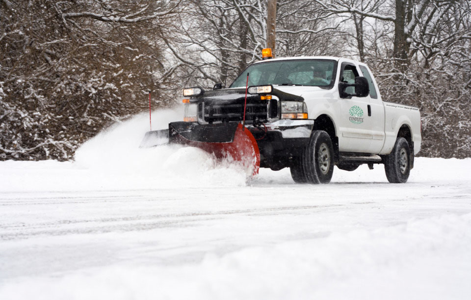 Snow plowing